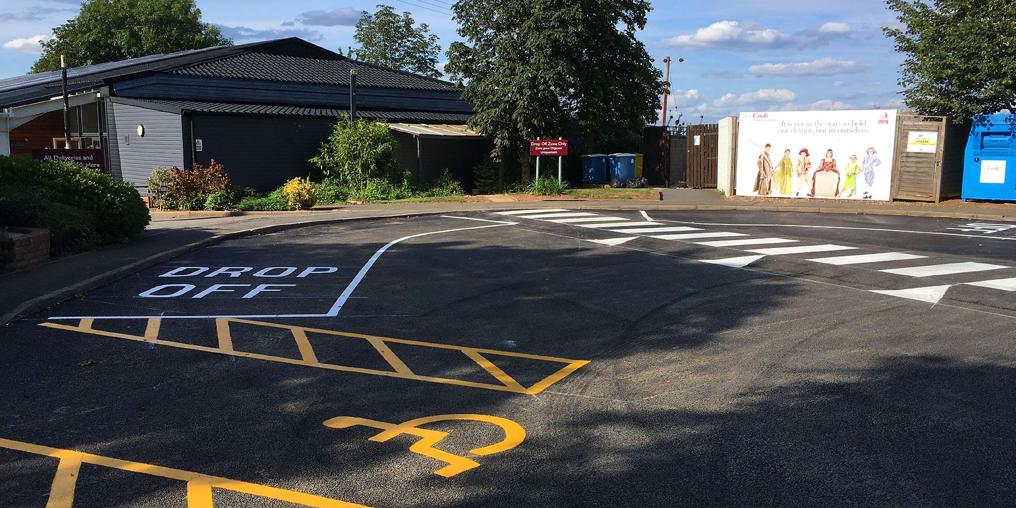 Car Park with line markings